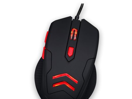 Zebronics Zeb Feather - Premium USB Gaming Mouse with 6 Buttons, Upto 3200 DPI and Anti Slip Mouse Pad Discount