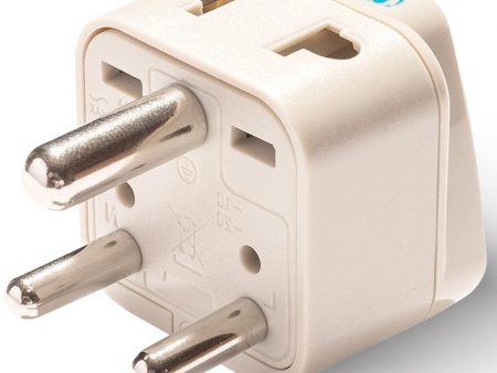 Orei USA to India Converter Plug, World (USA, UK, China) Australia to India Plug Converter - Type D Adapter - 2 in 1 Canada to India Converter Plug - CE - RoHS - Beige - 1 Pack. Discount