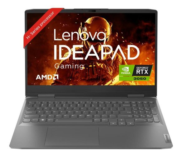 (Refurbished) Lenovo IdeaPad Gaming 3 AMD Ryzen 7 6800H 15.6  (39.62cm) FHD IPS 120Hz Gaming Laptop (16GB 512GB SSD Win11 Office NVIDIA RTX 3050 4GB RGB Keyboard Alexa 3 Month Game Pass Onyx Grey 2.32Kg),82SB00Y8IN Fashion