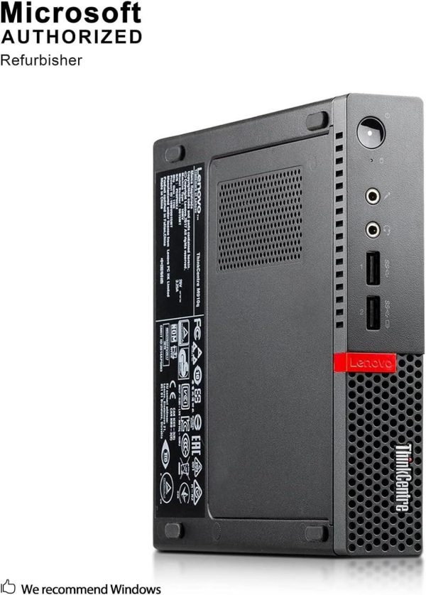 (Refurbished) Lenovo ThinkCenter M910Q - Tiny (Core i5, 7th GEN   8GB RAM   256 GB SSD   Intel UHD GRAPHICS   Windows 10 Pro   6 USB   VGA + HDMI  MS office - CPU Only) Cheap