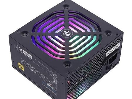 ZEBRONICS ZS500 500W Non Modular Power Supply with Silent 120mm RGB Fan, SATA x 3, 12V 28A (Max.), Over Voltage Short Circuit Protection Online now