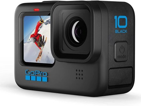 GoPro HERO10 Black - Waterproof Action Camera with Front LCD and Touch Rear Screens, 5.3K60 Ultra HD Video, Optical 1X and Digital 4X 23MP Photos (1 Year INTL Warranty + 1 Year in Warranty) Online now