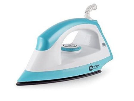 (Certified REFURBISHED) Orient Electric Fabrijoy DIFJ10BP 1000-Watt Dry Iron (White and Blue) Hot on Sale