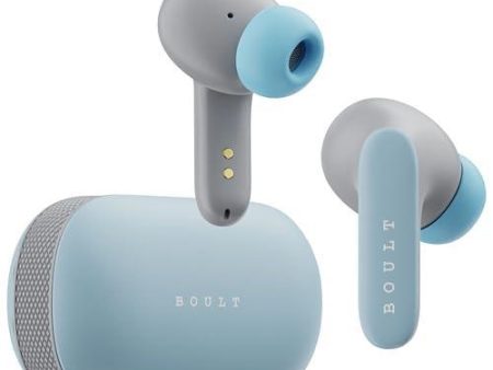 Boult Audio Newly Launched Z20 Pro, Truly Wireless Bluetooth Ear buds with 60 Hours Playtime, 4 Mics Clear Calling, 45ms Low Latency, Rich Bass Drivers, TWS earbuds bluetooth wireless (Powder Blue) For Sale