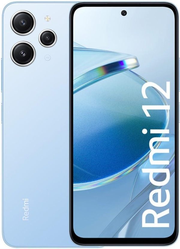 (Refurbished) Redmi 12 (Pastel Blue, 4GB RAM, 128B Storage) on Sale