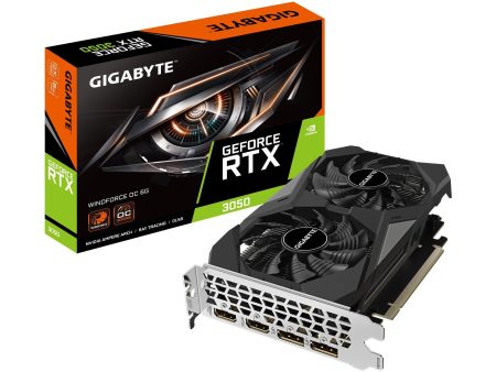 GIGABYTE Geforce RTX 3050 Windforce pci_e Oc 6G 6Gb Gddr6 Graphics Card Gv-N3050Wf2Oc-6Gd Online