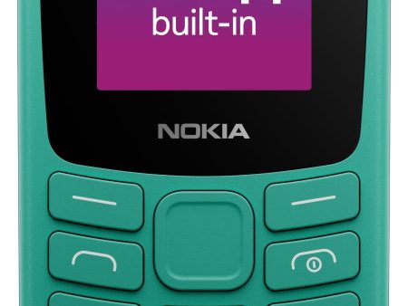 (Refurbished) Nokia 106 Dual Sim, Keypad Phone with Built-in UPI Payments App, Long-Lasting Battery, Wireless FM Radio & MP3 Player, and MicroSD Card Slot | Green Online Hot Sale