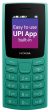 (Refurbished) Nokia 106 Dual Sim, Keypad Phone with Built-in UPI Payments App, Long-Lasting Battery, Wireless FM Radio & MP3 Player, and MicroSD Card Slot | Green Online Hot Sale