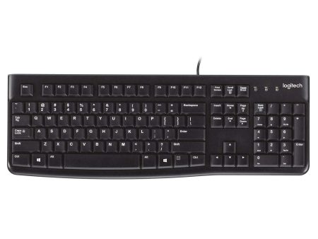 (Refurbished) Logitech K120 Wired Keyboard (Black) For Cheap