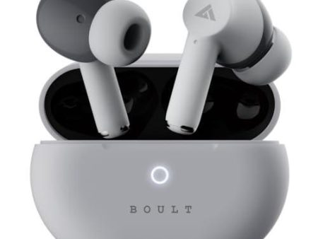 Boult Audio K40 True Wireless in Ear Earbuds with 48H Playtime, Clear Calling 4 Mics, 45ms Low Latency Gaming, Premium Grip, 13mm Bass Drivers, Type-C Fast Charging, BTv 5.3 Ear Buds TWS (Ivory White) Discount