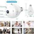 JNKC Full HD Picture Bulb Home Security Camera 1080p AI Powered Motion Detection l Infrared Light Vision | 360° Panorama | Talk Back Feature (Bulb Camera) For Cheap