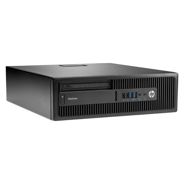 (Refurbished) HP EliteDesk Desktop Computer PC (AMD A10 Processor, 16 GB RAM, 256 GB SSD, Windows 10 Pro, MS Office, AMD Radeon Graphics, USB, VGA), Black on Sale