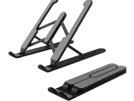 Zebronics-NS1000 Laptop Stand Featuring Foldable Design, Anti-Slip Silicone Rubber Pads, Supports Maximum of 5kgs Weight, 6 Adjustable Levels. on Sale