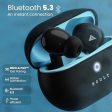 Boult Audio K40 True Wireless in Ear Earbuds with 48H Playtime, Clear Calling 4 Mics, 45ms Low Latency Gaming, Premium Grip, 13mm Bass Drivers, Type-C Fast Charging, BTv 5.3 Ear Buds (Electric Black) Fashion