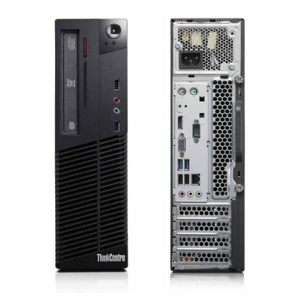 (Refurbished) Lenovo ThinkCenter M73 Desktop (Intel Core i7 4770s   16 GB RAM   240GB SSD  Windows 10 Pro  MS Office   USB, Ethernet,VGA, Black) Online now