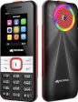 (Refurbished) Micromax S117, Dual Sim Keypad with Long Lasting Battery & Dedicated Notification Ring, Wireless FM with Auto Call Recording, Camera| Black & Red Online Hot Sale