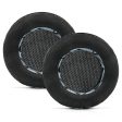 WC Freeze Virtuoso - Hybrid Fabric Cooling Gel Replacement Earpads for Corsair Virtuoso Gaming Headset, Made by Wicked Cushions, Improved Durability, Thickness and Sound Isolation | (Geo Grey) For Sale