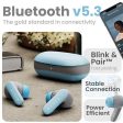 Boult Audio Newly Launched Z20 Pro, Truly Wireless Bluetooth Ear buds with 60 Hours Playtime, 4 Mics Clear Calling, 45ms Low Latency, Rich Bass Drivers, TWS earbuds bluetooth wireless (Powder Blue) For Sale