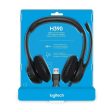 (Refurbished) Logitech H390 Wired USB Headset, 2 Yr Warranty, Stereo Headphones with Noise-Cancelling Mi Supply