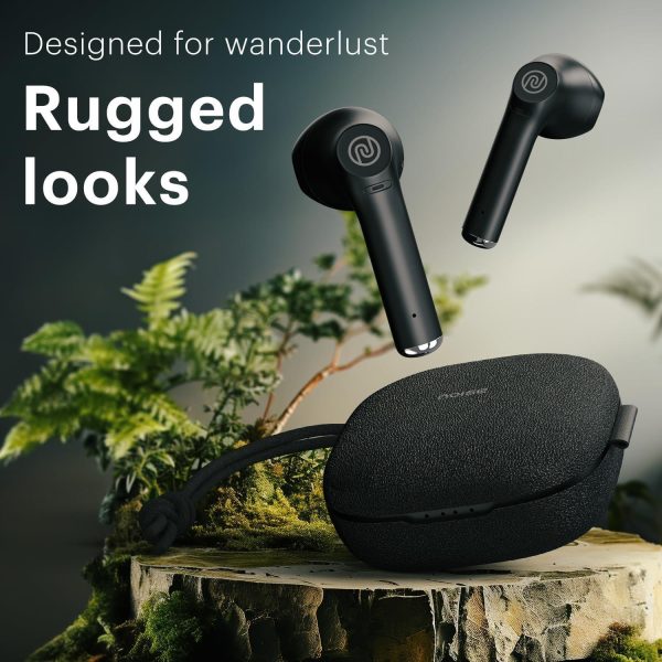 Noise Explore in Ear TWS Earbuds with 50H of Playtime, Quad Mic with ENC, Instacharge(10 min=120 min), 12mm Driver, Low Latency(up to 50ms), BT v5.3 (Pitch Black) Online Hot Sale