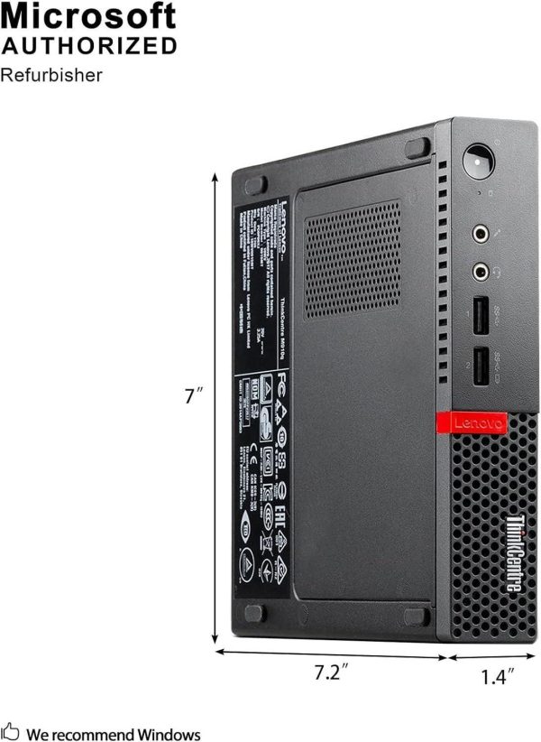 (Refurbished) Lenovo ThinkCenter M910Q - Tiny (Core i5, 7th GEN   8GB RAM   256 GB SSD   Intel UHD GRAPHICS   Windows 10 Pro   6 USB   VGA + HDMI  MS office - CPU Only) Cheap