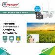 Trueview 3mp All Time Color 4G Sim Based Bullet CCTV Security Camera for Home, Shop, Office, Farm, and Construction Site | IP66 Waterproof Rating Fashion