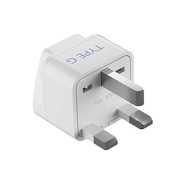 Ceptics European Travel Plug Adapter - Light Weight - Type C, Schuko Type E F, Type G - Ultra Compact - India to Most of Europe, UK, UAE - CE Certified - RoHS Compliant (EU-3SET) For Discount