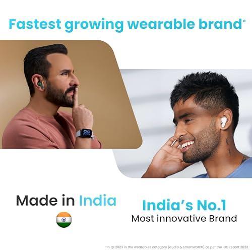 Boult Audio W20 Truly Wireless in Ear Earbuds with 35H Playtime, Zen™ ENC Mic, 45ms Low Latency, 13mm Bass Drivers, Type-C Fast Charging, Made in India,Touch Controls, IPX5 Ear Buds TWS (Pine Green) Online Hot Sale