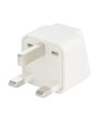 Destinio India to UK Adapter Plug - Type G Plug Adapter, India to UAE, Dubai, Hong Kong - UK Adapter for Indian Pin - CE Certified UK Travel Adapter for Laptop, Camera, Chargers (White, 3 Pack) Online Sale