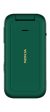 (Refurbished) Nokia 2660 Flip 4G Volte keypad Phone with Dual SIM, Dual Screen, inbuilt MP3 Player & Wireless FM Radio | Lush Green For Discount