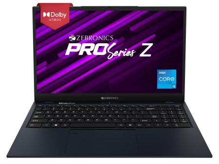 ZEBRONICS PRO Series Z NBC 4S, Intel Core 12th Gen i5 Processor 16GB RAM & 512GB SSD Laptop, 15.6 Inch (39.6CM), IPS 180° Display, Dolby Atmos, 38.5Wh Large Battery, Windows 11, Midnight Blue,1.76 Kg Fashion