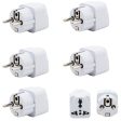 Hi-Plasst India to Europe Travel Adapter (Pack of 5) Schuko Plug - Type E F European Plug Adapter Universal Socket for Europe, Germany, Spain, Netherland, France Discount