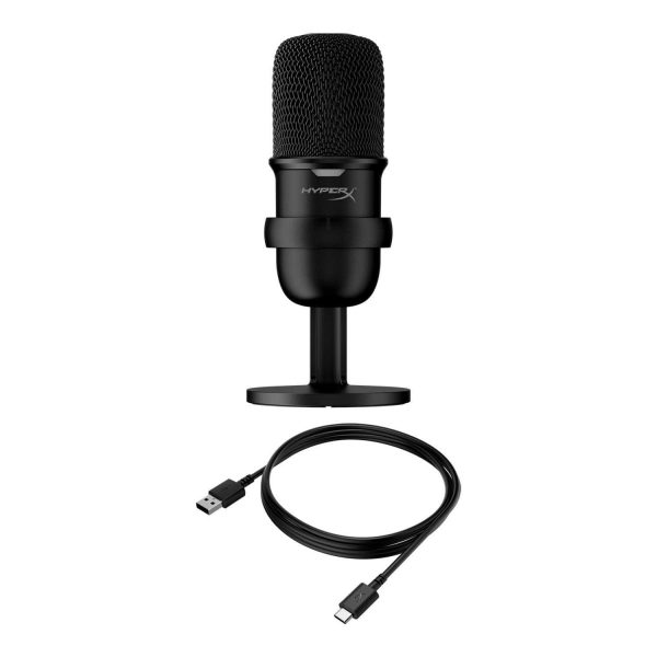 (Refurbished) HyperX SoloCast – USB Condenser Gaming Microphone, for PC, PS4, and Mac, Tap-to-mute Sensor, Cardioid Polar Pattern, Gaming, Streaming, Podcasts, Twitch, YouTube, Discord (HMIS1X-XX-BK G) For Sale