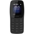 (Refurbished) Nokia 105 Dual Single SIM, Keypad Mobile Phone with Wireless FM Radio | Charcoal Sale