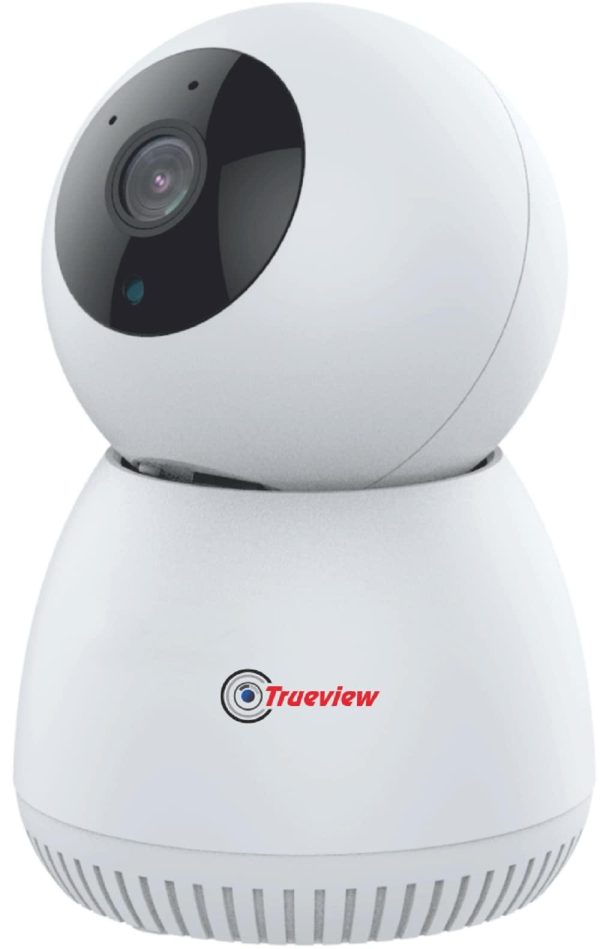 Trueview 3MP Smart CCTV Wi-fi Home Security Camera, 360° View, 2 Way Talk, Cloud Monitor, Detect, Supports SD Card Up to 256 GB, Night Vision, Alexa & Ok Google on Sale