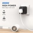 2Buds Worldwide Universal Travel Adaptor - Advance GAN Technology 20W + QC 18W Fast Charger l 2 x USB-C Ports & 2 x USB-A for US, UK, Europe, AUS, South Africa, India and 200 Countries. Online Hot Sale