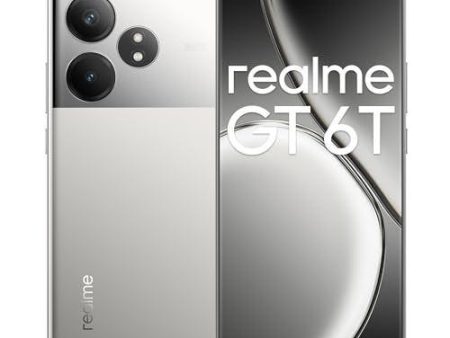 realme GT 6T 5G (Fluid Silver,8GB RAM+256GB Storage) | India s 1st 7+ Gen 3 Flagship Chipset | 1.5M + AnTuTu Score | 5500mAh+120W | The World s Brightest Flagship Display Online now