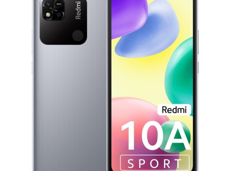 (Refurbished) Redmi 10A Sport (Slate Grey, 6GB RAM, 128GB Storage) | 2 Ghz Octa Cor Helio G25 | 5000 mAh Battery | Finger Print Sensor | Upto 8GB RAM with RAM Booster Supply