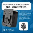 OREI Universal Travel Adapter with Type C - 3 in 1 International Travel Adapter - Universal charger with 1 USB-A, 1 USB-C (2.4A each) and Universal output socket – CE & FCC certified - 3 Year Warranty Cheap