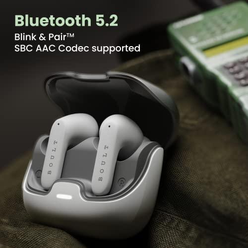 Boult Audio Z40 True Wireless in Ear Earbuds with 60H Playtime, Zen™ ENC Mic, Low Latency Gaming, Type-C Fast Charging, Made in India, 10mm Rich Bass Drivers, IPX5, Bluetooth 5.3 Ear Buds TWS (White) Online Sale