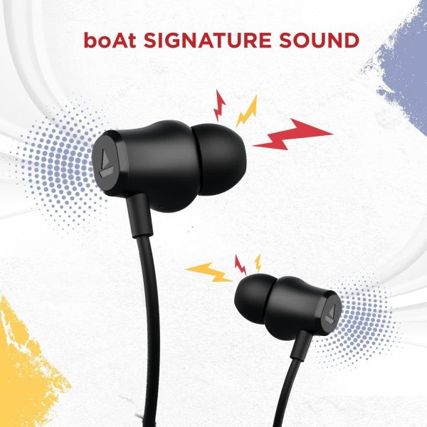 boAt Rockerz 378 Bluetooth Neckband with Spatial Bionic Sound Tuned by THX, Beast™ Mode, ASAP™ Charge, Signature Sound, 25 Hours Playtime & BT v5.1(Active Black) Online now