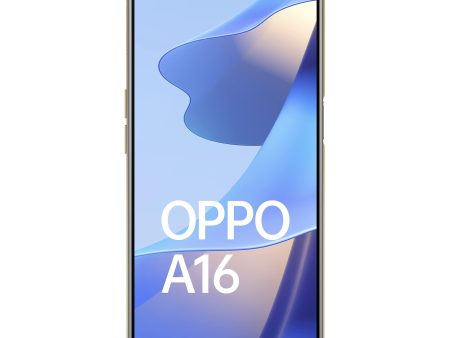 (Refurbished) Oppo A16 (Royal Gold, 4GB RAM, 64GB Storage) Without Offers, Large Discount