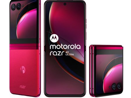 (Refurbished) Motorola razr 40 Ultra (Viva Magenta, 8GB RAM, 256GB Storage) | 3.6  External AMOLED Display | 6.9  AMOLED 165Hz Display | 32MP Selfie Camera |30W TurboPower Charging | Android 13 on Sale