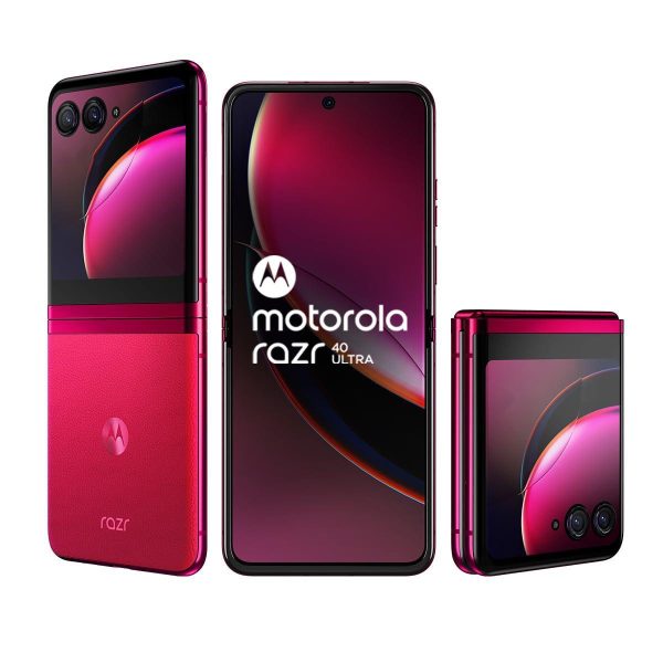 (Refurbished) Motorola razr 40 Ultra (Viva Magenta, 8GB RAM, 256GB Storage) | 3.6  External AMOLED Display | 6.9  AMOLED 165Hz Display | 32MP Selfie Camera |30W TurboPower Charging | Android 13 on Sale