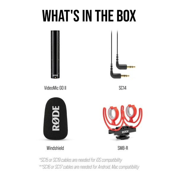 Rode VMGOII USB Video Mic GO II Lightweight Directional Microphone Sale