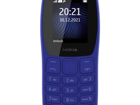 (Refurbished) Nokia 105 Classic | Single SIM Keypad Phone with Built-in UPI Payments, Long-Lasting Battery, Wireless FM Radio, Charger in-Box | Blue Fashion