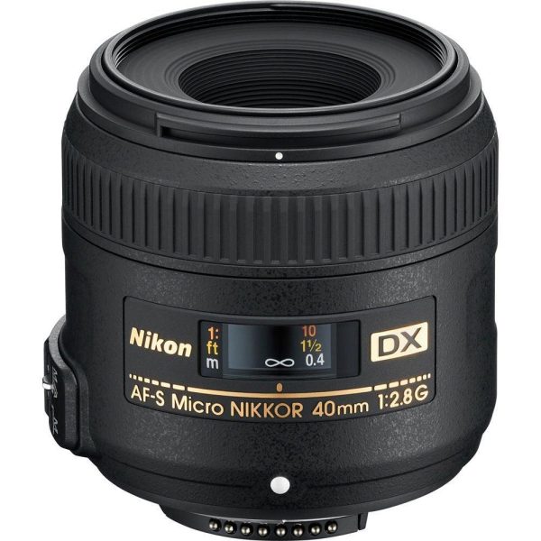 Nikon AF-S DX Micro 40mm F 2.8G Prime Lens for Nikon DSLR Camera - Black For Cheap