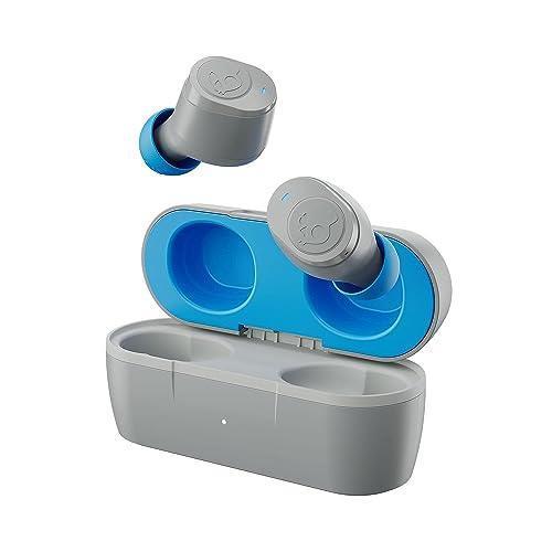 Skullcandy Jib True 2 in-Ear Wireless Earbuds, 32 Hr Battery, Microphone, Works with iPhone Android and Bluetooth Devices (Light Gray Blue) Online