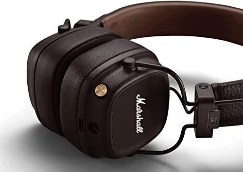 Marshall Major IV Wireless Bluetooth On Ear Headphone with Mic (Brown) Discount