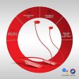 boAt Rockerz 375 Bluetooth Wireless in Ear Earphones with Mic (Raging Red) Online now